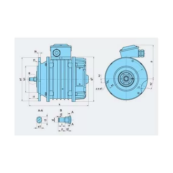 ККЕ 1407-12/4 Электродвигатель в Челябинске купить по выгодной цене 100kwatt.ru