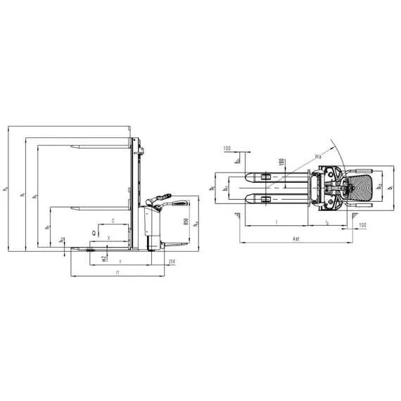 Noblelift PSE15-C DX29 1,5 т 2,9 м Штабелер самоходный с платформой оператора в Челябинске, Грузоподъемность: 1.5 тонны (1500 кг), Высота подъема вил, м.: 2.9 м, Тип батареи: Кислотная, необслуживаемая купить по выгодной цене 100kwatt.ru