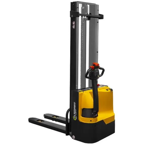 SMARTLIFT ES-15-15 1500 кг 4,2 м 125 Ач Штабелер электрический самоходный в Челябинске, Грузоподъемность: 1.5 тонны (1500 кг), Высота подъема вил, м.: 4.2 м купить по выгодной цене 100kwatt.ru