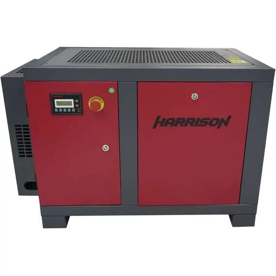 HARRISON HRS-94550 550 л/мин, 8 бар, 4 кВт Винтовой компрессор с трехфазным двигателем и ременным приводом в Челябинске, Мощность: 4 кВт, Напряжение: 380 В, Рабочее давление: 8 Бар купить по выгодной цене 100kwatt.ru