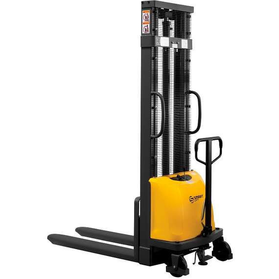 SMARTLIFT CDD15B-E 1,5 т 3 м Штабелёр с электроподъёмом в Челябинске, Грузоподъемность: 1.5 тонны (1500 кг), Высота подъема вил, м.: 3 м, Тип батареи: Кислотная, обслуживаемая