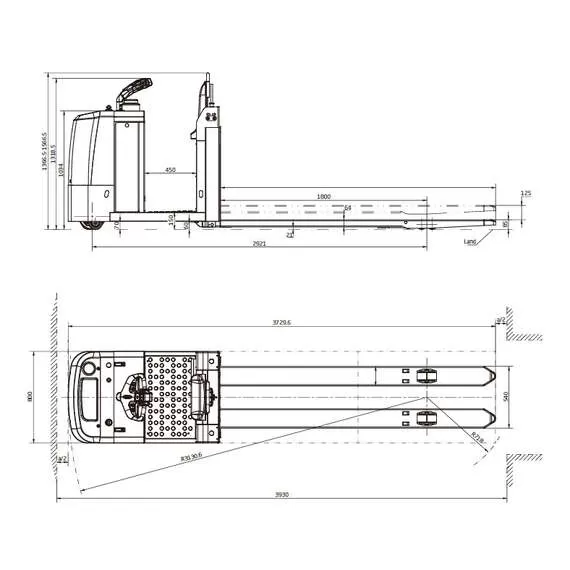 HANGCHA CJD25-AC2-L 2,5 т Подборщик заказов в Челябинске, Грузоподъемность: 2.5 тонны (2500 кг), Высота подъема, м.: 125 мм, Длина вил: 1150 мм купить по выгодной цене 100kwatt.ru