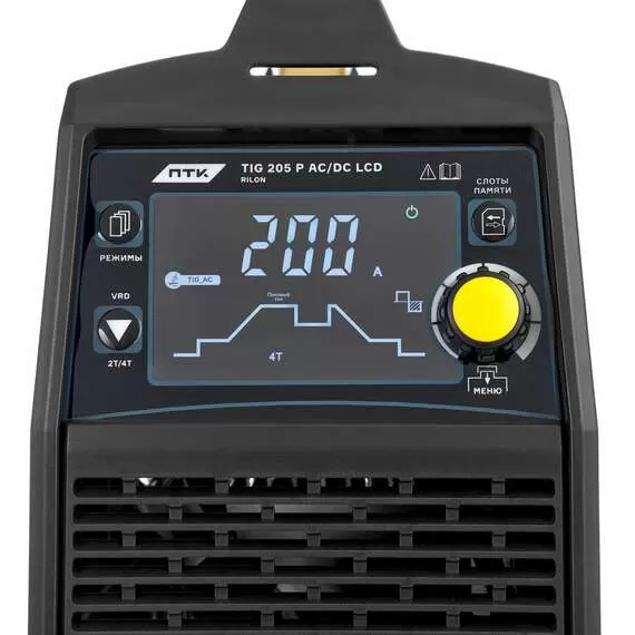 ПТК RILON TIG 205 P AC/DC LCD Аппарат аргонодуговой сварки переменным и постоянным током в Челябинске купить по выгодной цене 100kwatt.ru