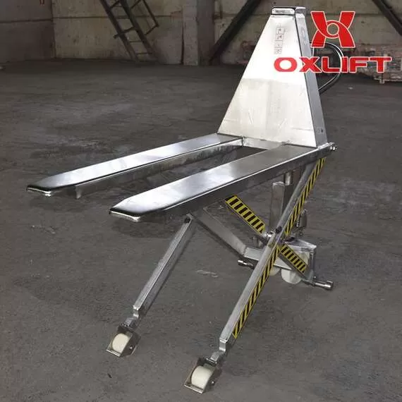 OXLIFT OXH-10Gal Ножничная тележка с гальваническим покрытием в Челябинске купить по выгодной цене 100kwatt.ru