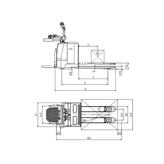 OXLIFT TX25 2500 кг Самоходная электрическая тележка 210 Ач в Челябинске купить по выгодной цене 100kwatt.ru